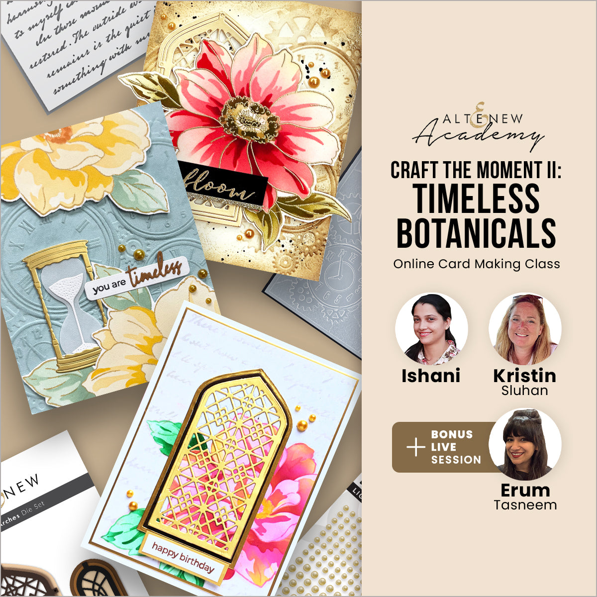 altenew-craft-the-moment-ii-timeless-botanicals-workshop-kit image 1
