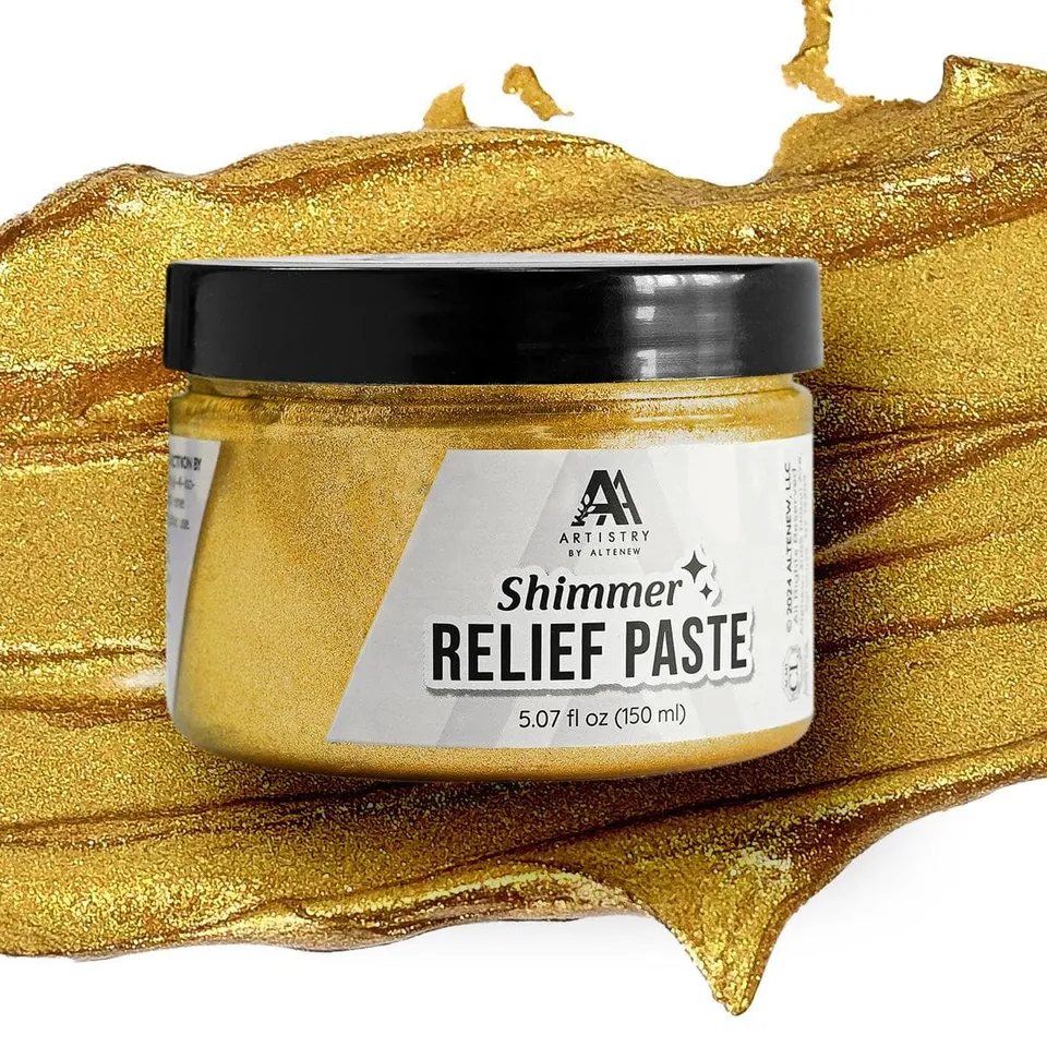 altenew-shimmer-relief-paste-mayan-gold-150-ml image 1