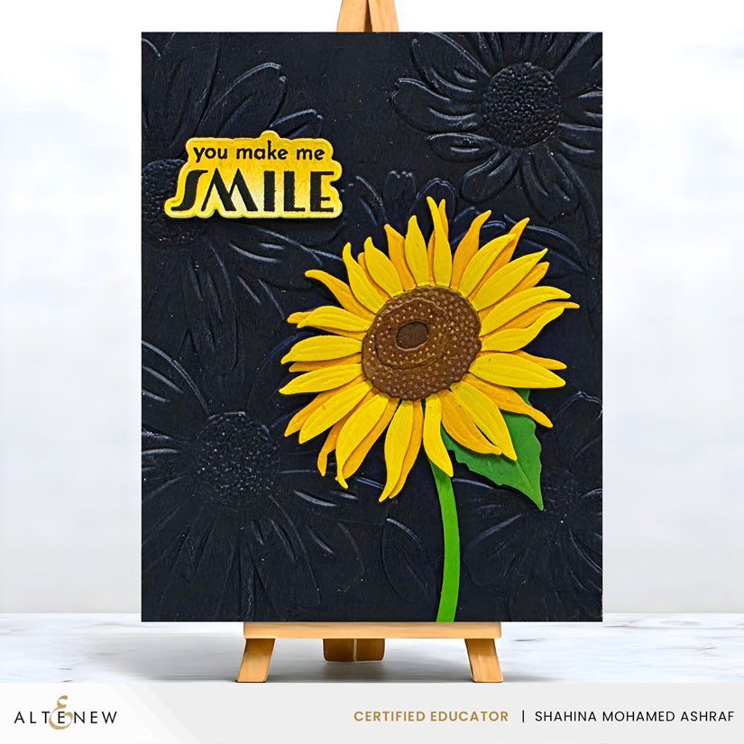 altenew-craft-a-flower-sunflowers-stanzen-layering-set image 8