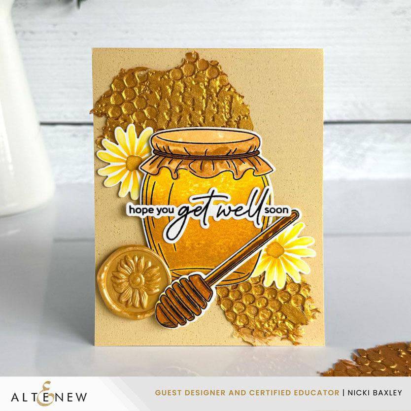 altenew-sunflower-siegelstempel-wachsstempel-3d-sonnenblume image 5