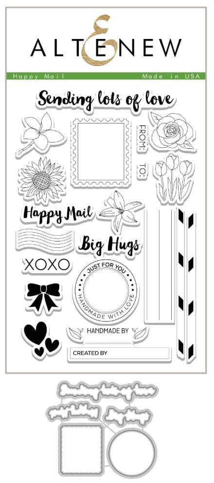 altenew-happy-mail-stempelset-stanzen-bundle-blumen image 1