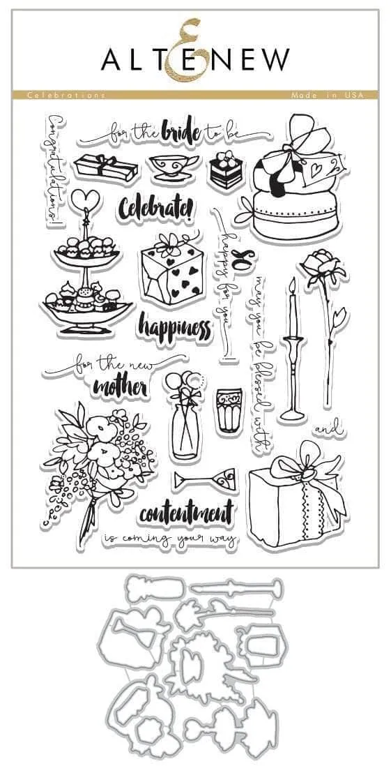 altenew-celebrations-stempel-stanzen-bundle-feier image 1