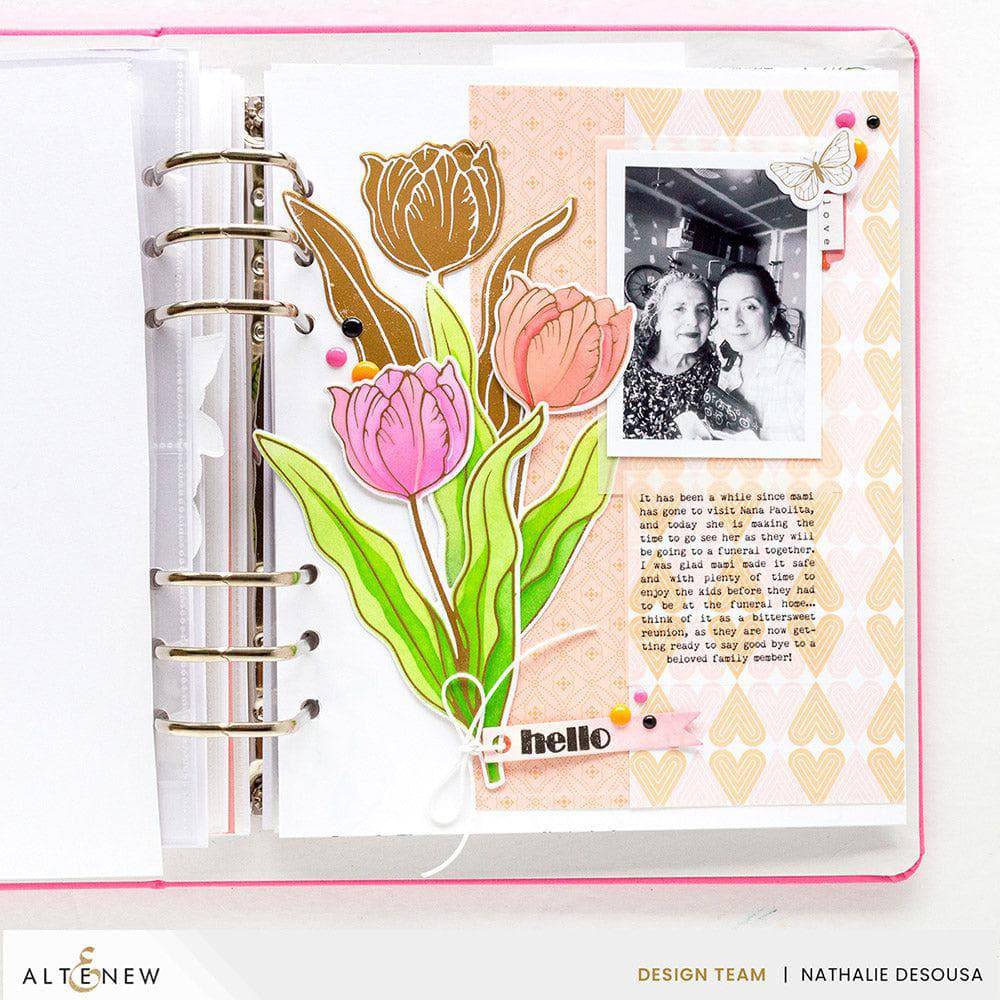 altenew-spark-joy-blushing-tulip-stanzschablone-tulpe image 3