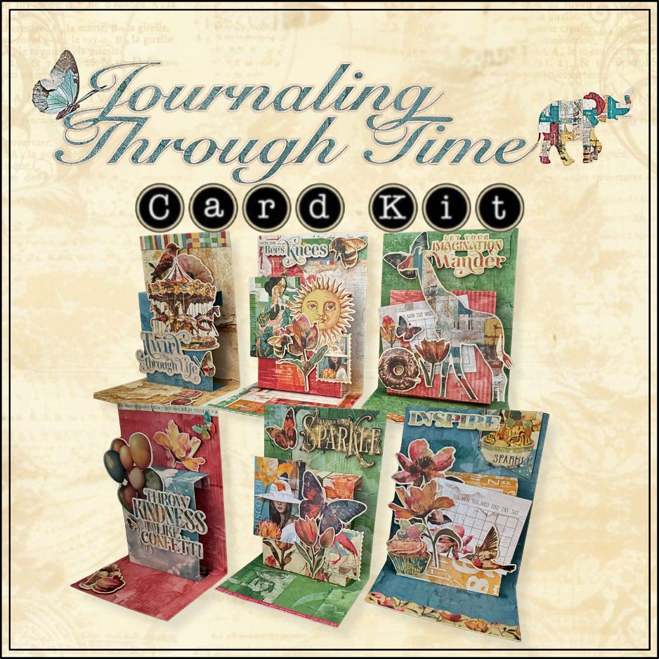 graphic-45-journaling-through-time-card-kit-karten-set image 1
