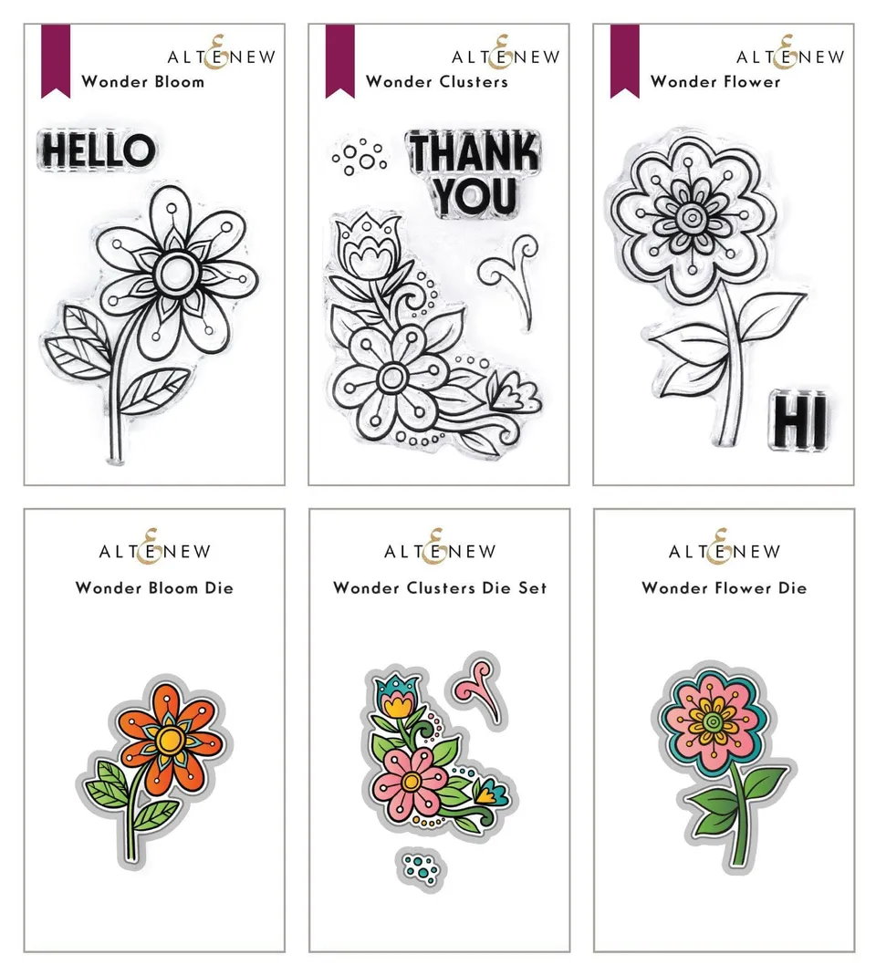 altenew-whimsical-wonder-mini-stempel-stanzen-bundle image 1