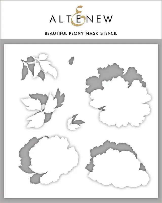altenew-beautiful-peony-mask-stencil-pfingstrose-6x6 image 1