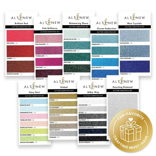 altenew-paper-more-glitter-gradient-cardstock-papier-bundle image 1