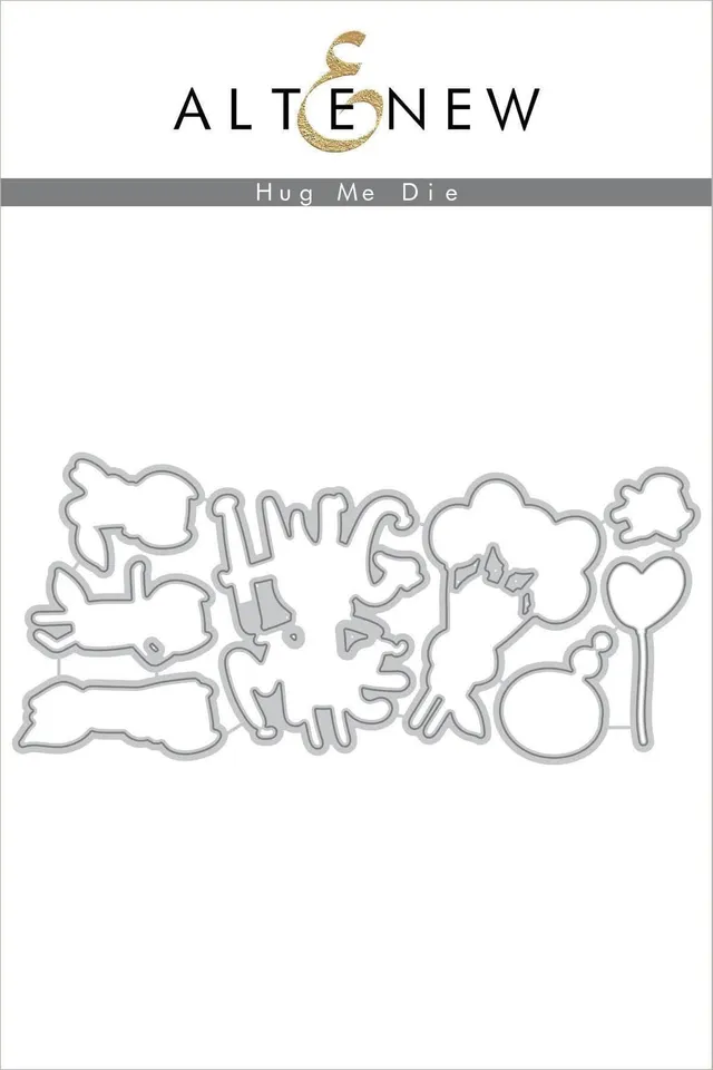 altenew-hug-me-stanzenset-12-teilig-tiermotive image 1