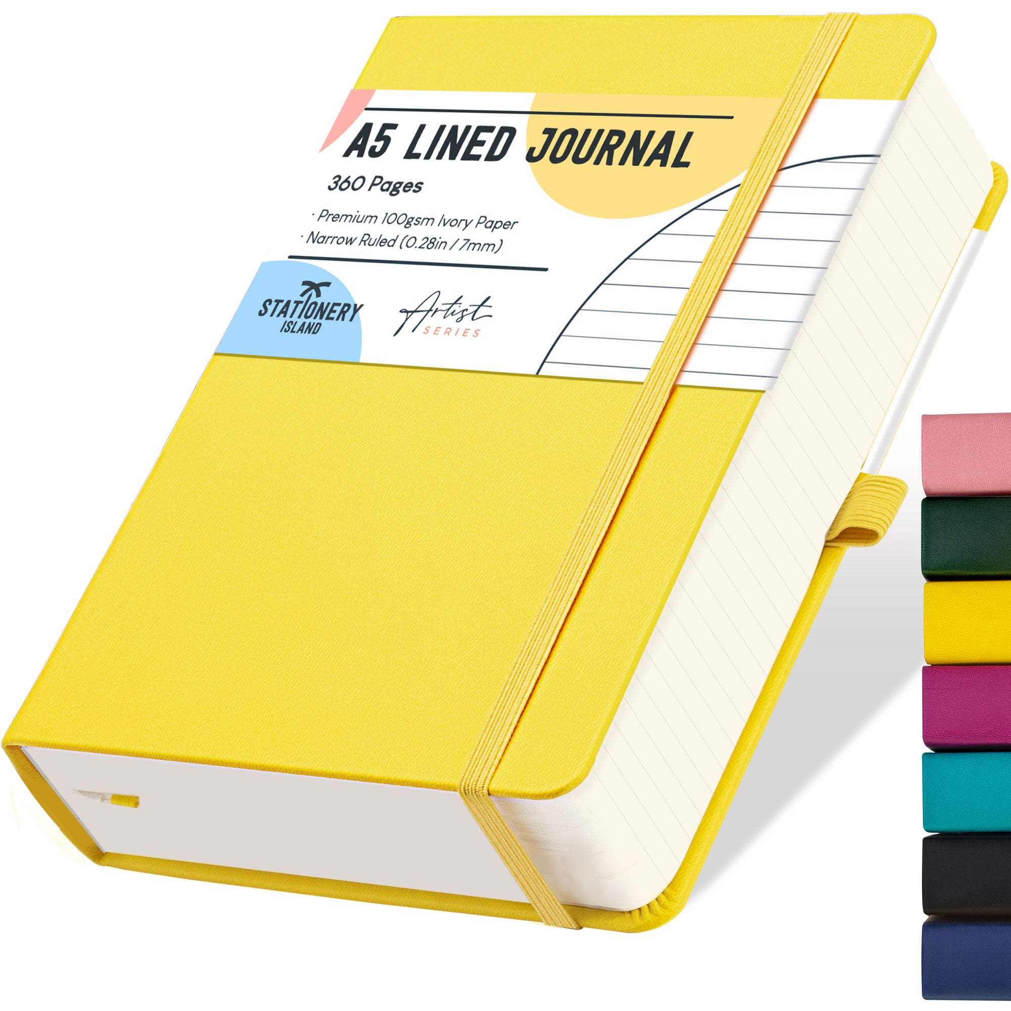 stationery-island-journals-a5-journal-liniert-berry-360-seiten image 6