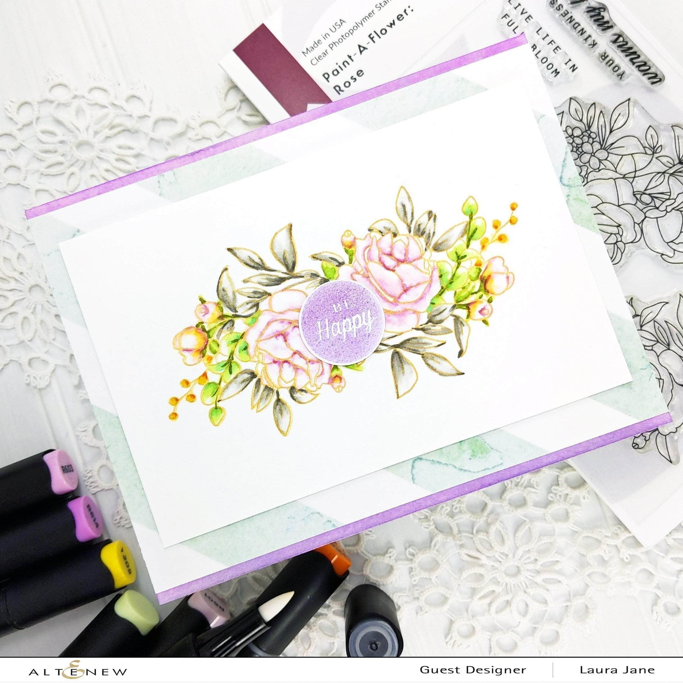 altenew-paint-a-flower-rose-stempelset-outline-blumen-4x6 image 7