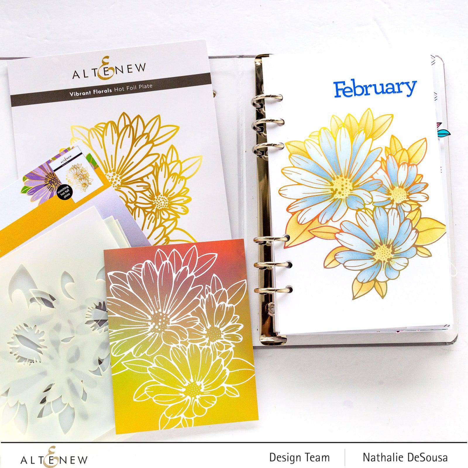 altenew-vibrant-florals-hei-folienplatte-komplett-bundle-daisies image 8