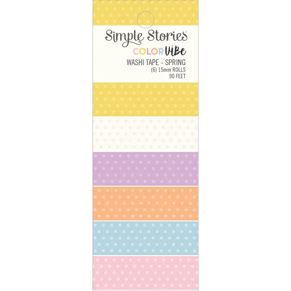 simple-stories-color-vibe-washi-tape-spring-6-rollen image 1