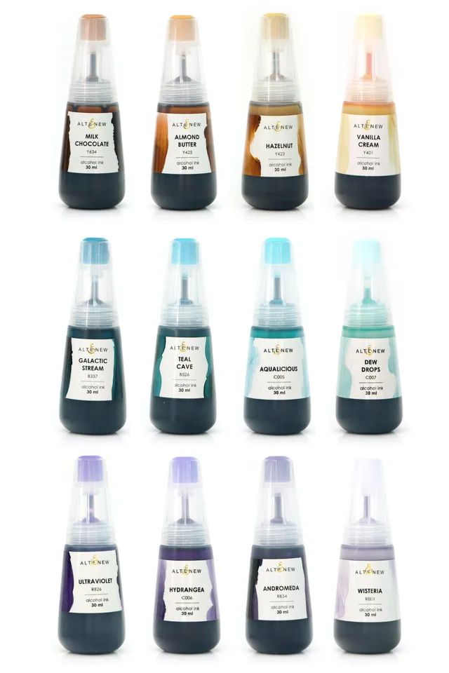 altenew-inks-water-garden-alcohol-ink-bundle-12x30ml-refill image 1