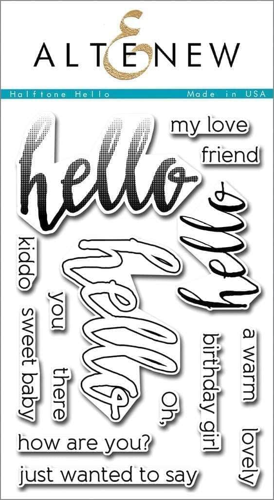 altenew-halftone-hello-stempelset-gr-e-4x6 image 1