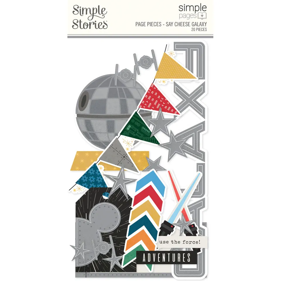 simple-stories-say-cheese-galaxy-page-pieces-20-tlg-cardstock image 1