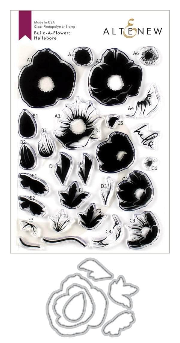altenew-build-a-flower-hellebore-stempel-stanzen-set image 1