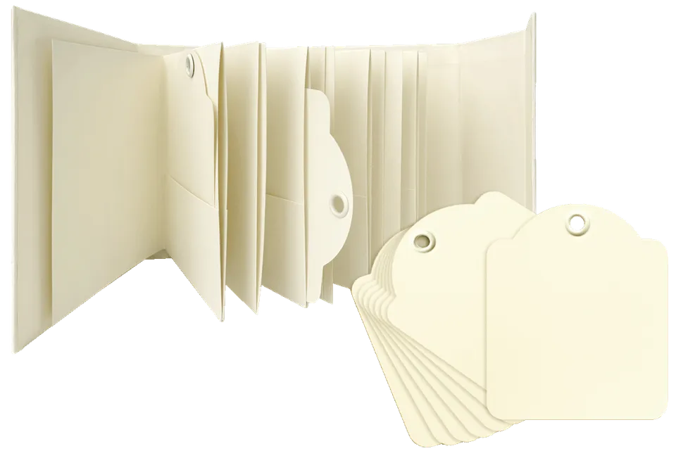 graphic-45-square-tag-pocket-wrap-around-album-ivory image 1