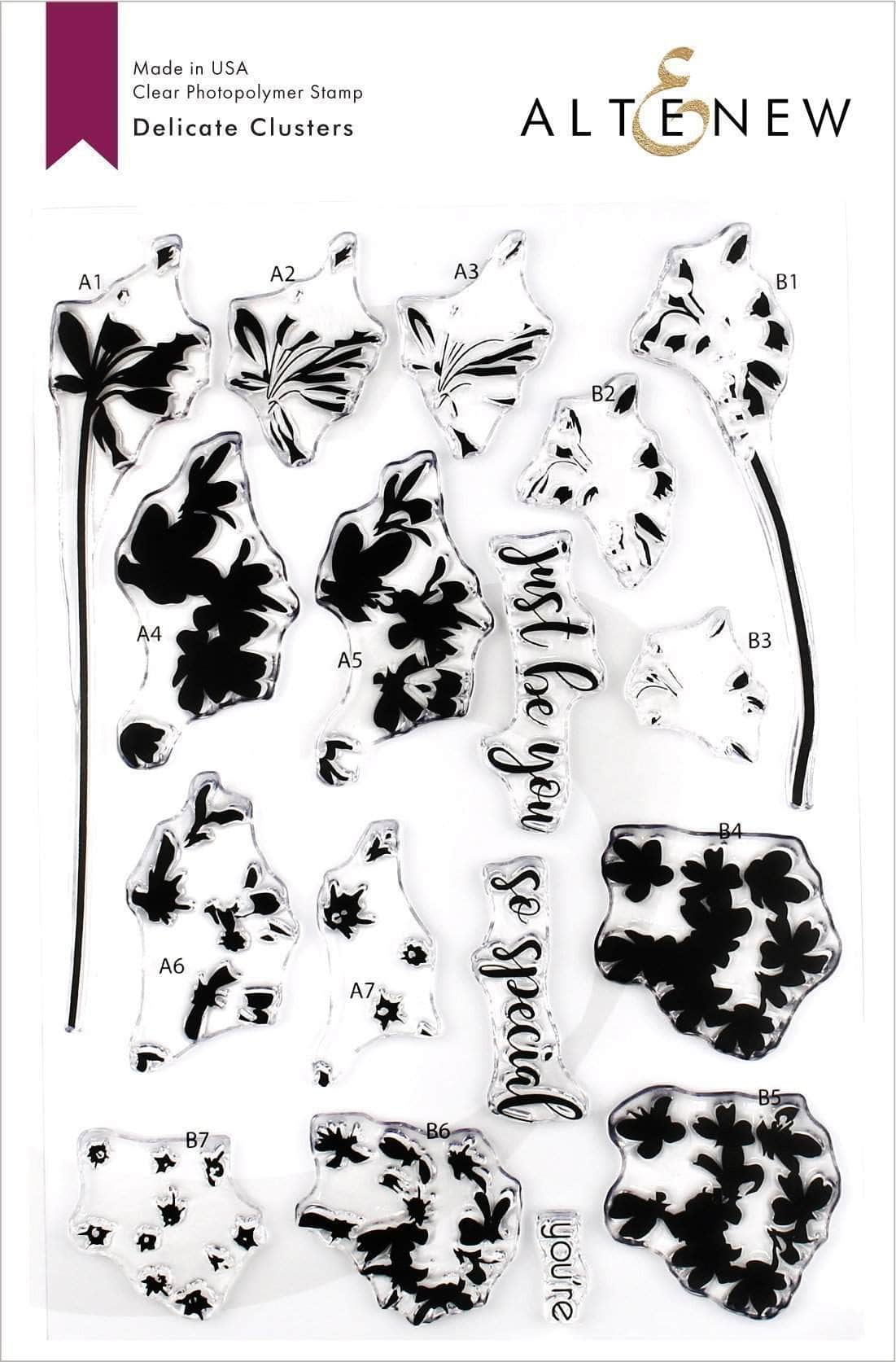 altenew-delicate-clusters-stempelset-6x8-blumen-layering image 1