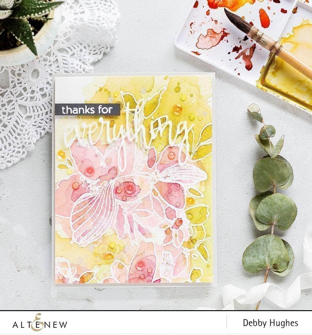 altenew-sketchy-floral-stempelset-blumen-14-stempel-6x8 image 2