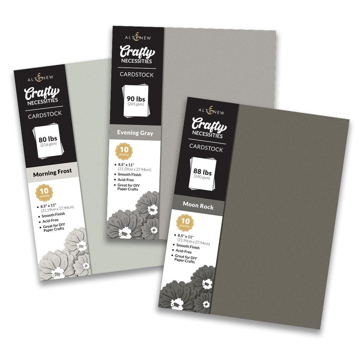 altenew-crafty-necessities-cardstock-warm-gray-30-blatt image 1