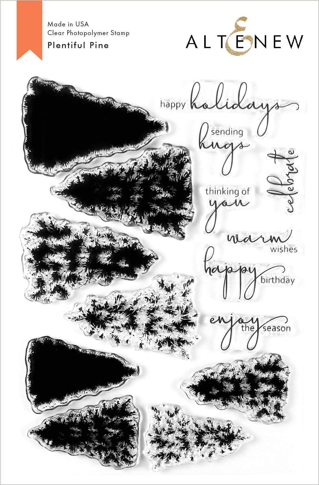 altenew-plentiful-pine-stempelset-tanne-6x8 image 1