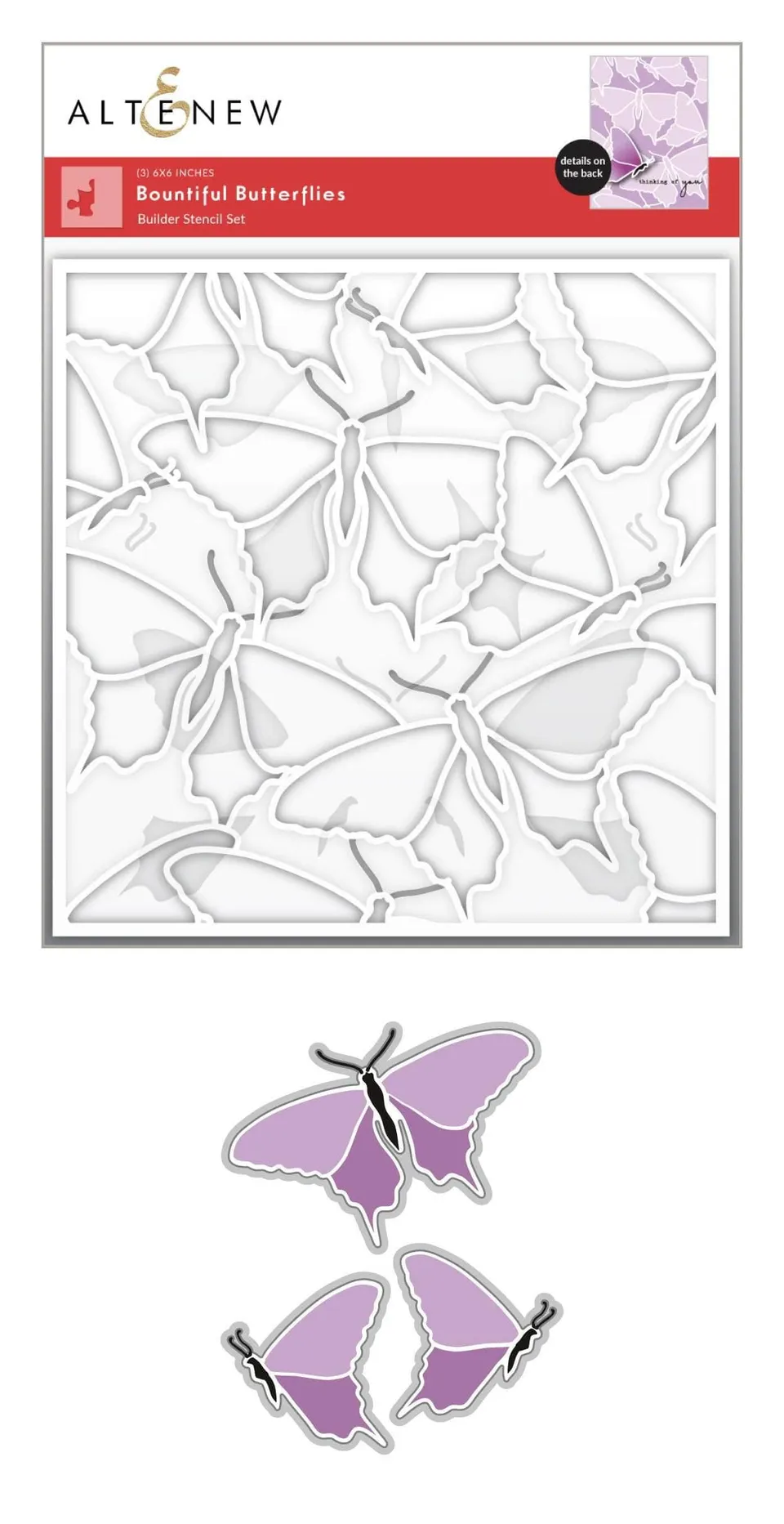 altenew-bountiful-butterflies-schablone-komplett-bundle-schmetterling image 1