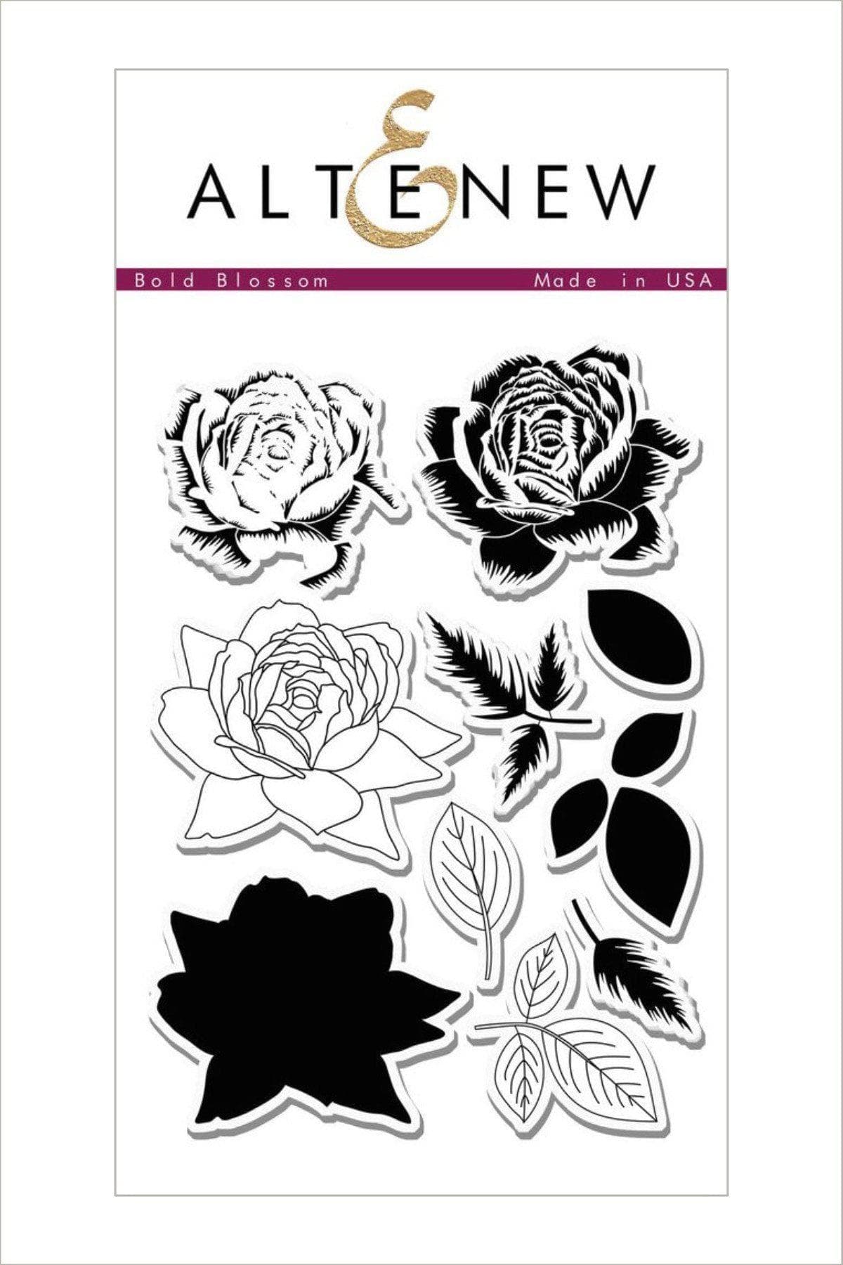 altenew-bold-blossom-stempelset-bundle-rose-4x6 image 8