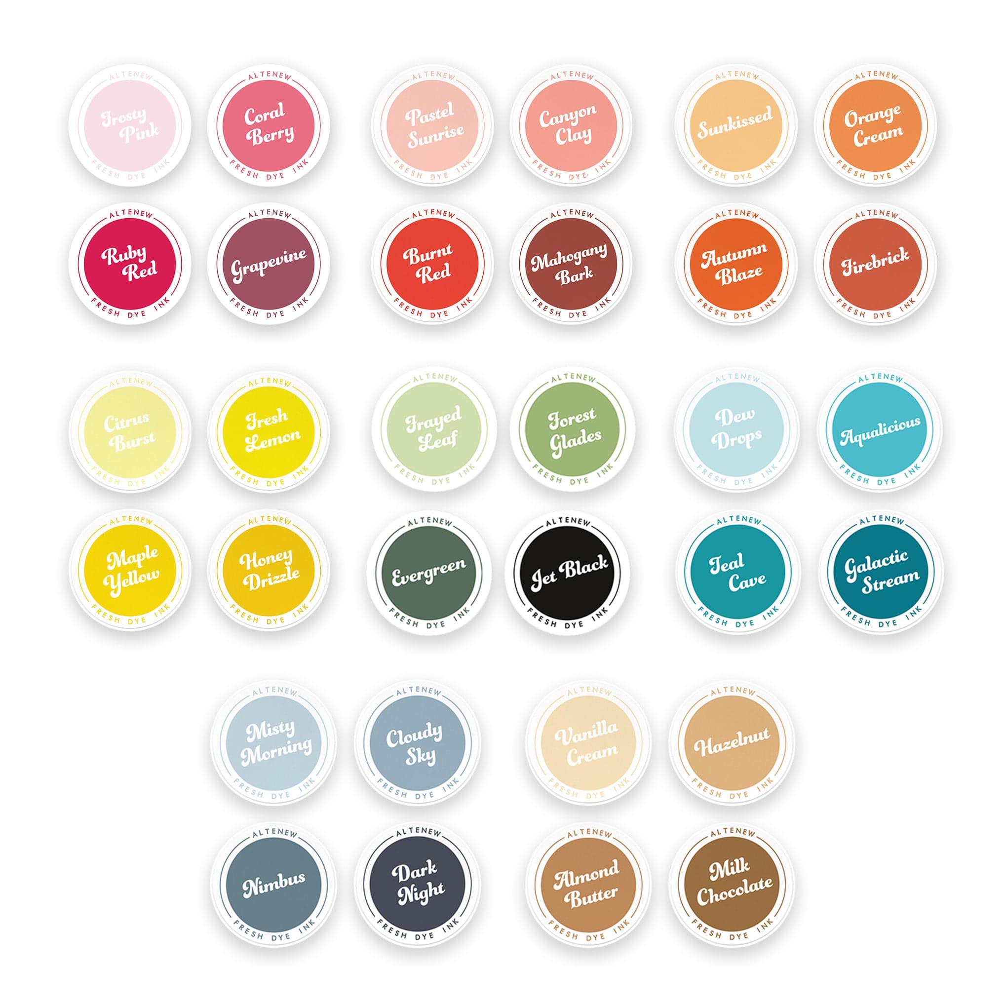 altenew-secret-garden-fresh-dye-ink-stempelkissen-32-farben image 1