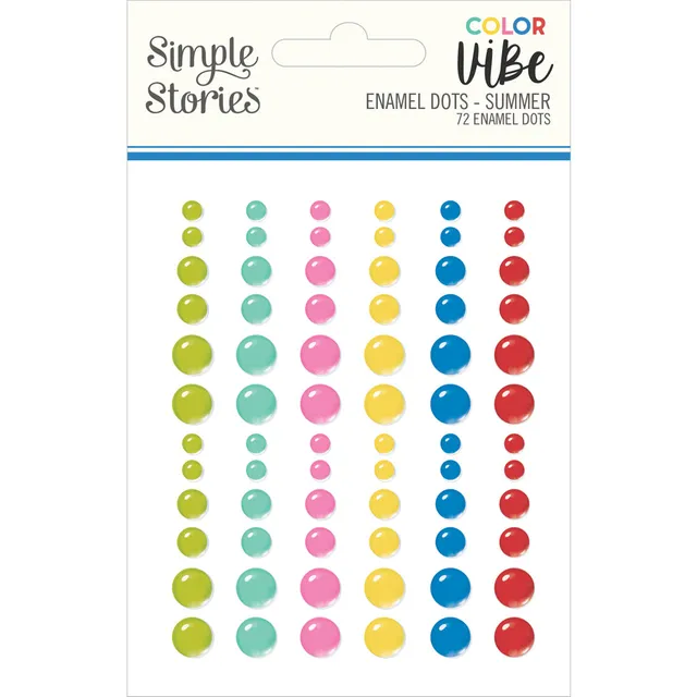 simple-stories-color-vibe-summer-enamel-dots-72-st-ck image 1