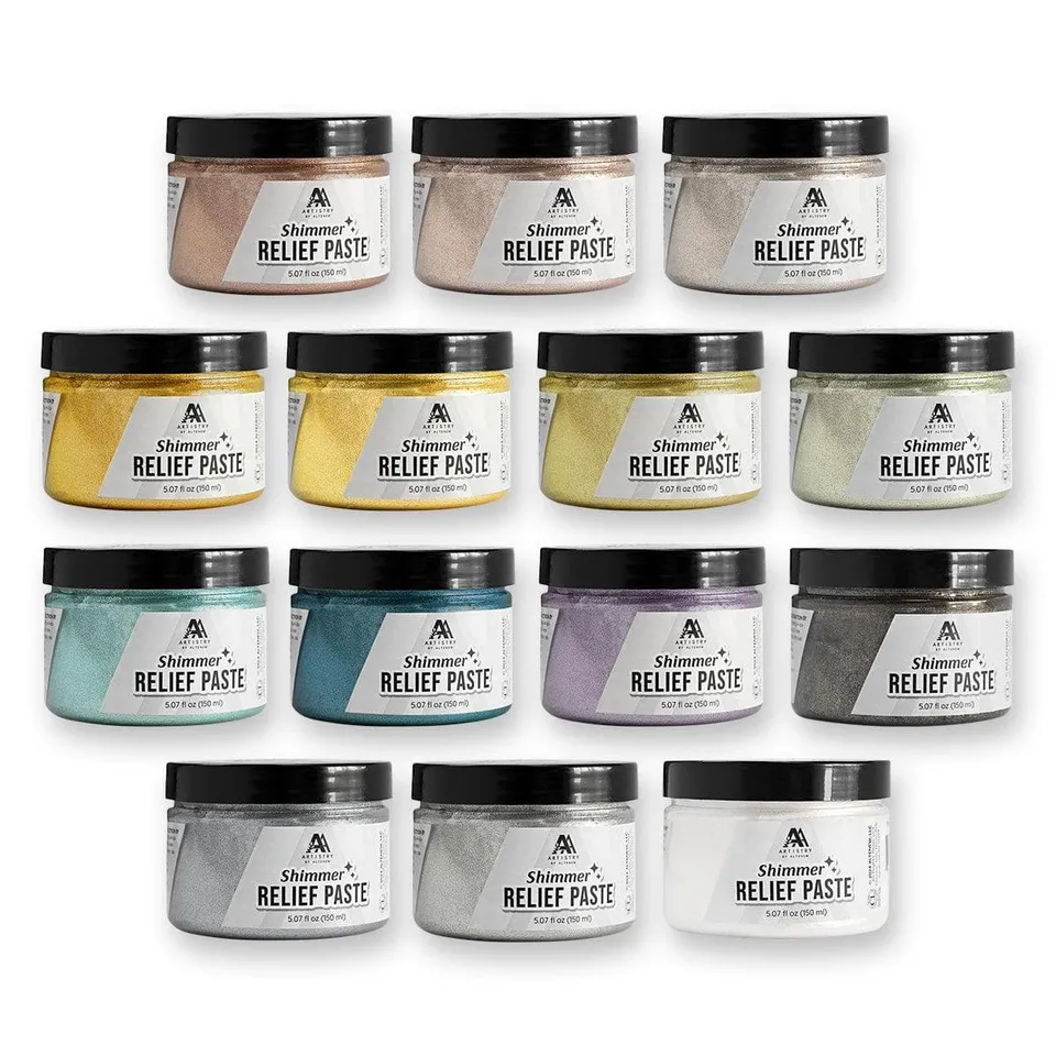altenew-ultimate-luxe-shimmer-relief-paste-bundle-14er image 1