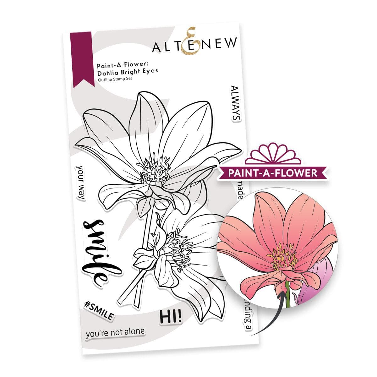 altenew-paint-a-flower-dahlia-bright-eyes-stempelset image 1