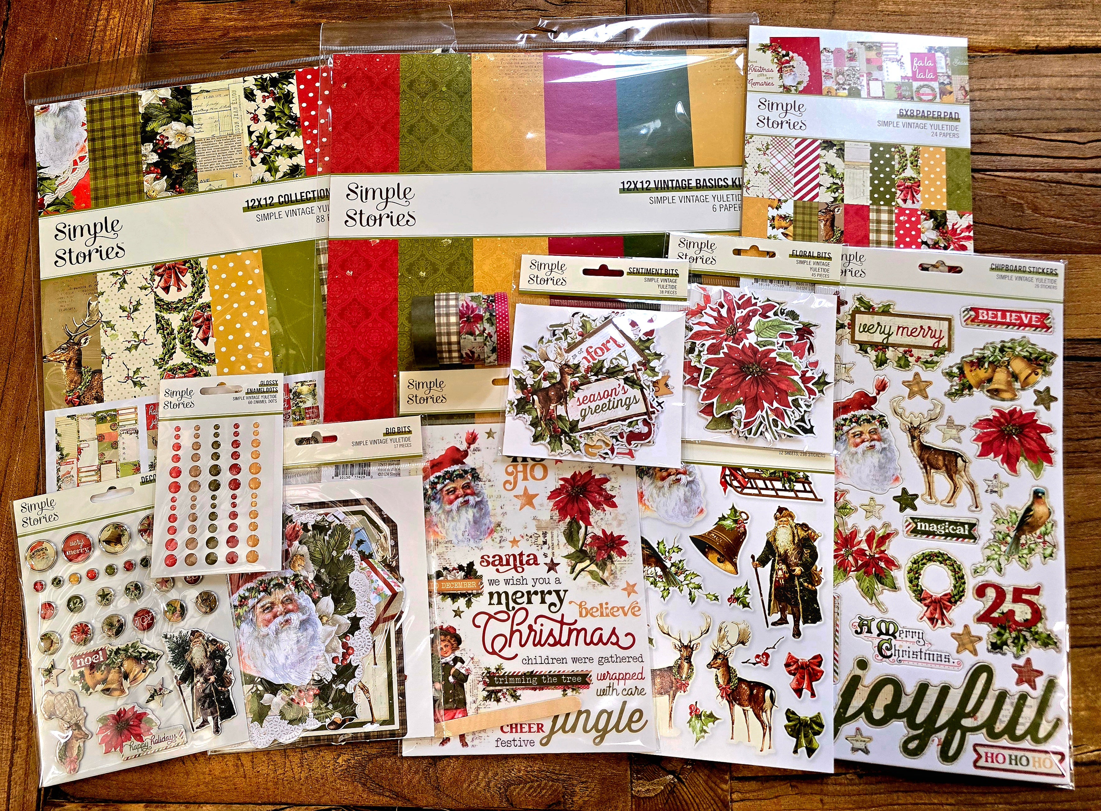 simple-stories-yuletide-scrapbook-bundle-vintage-weihnachten image 1