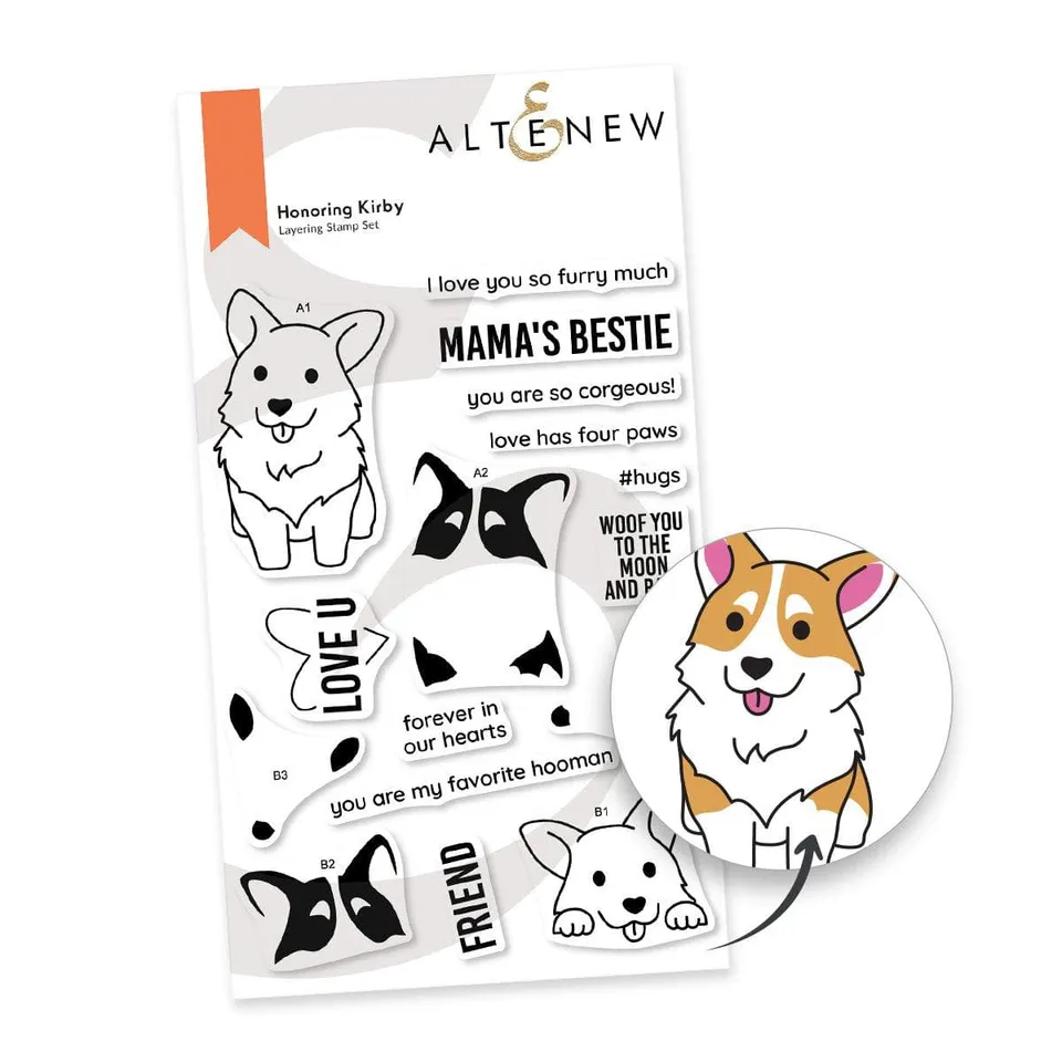 altenew-honoring-kirby-clear-stempelset-hund-4x6 image 1