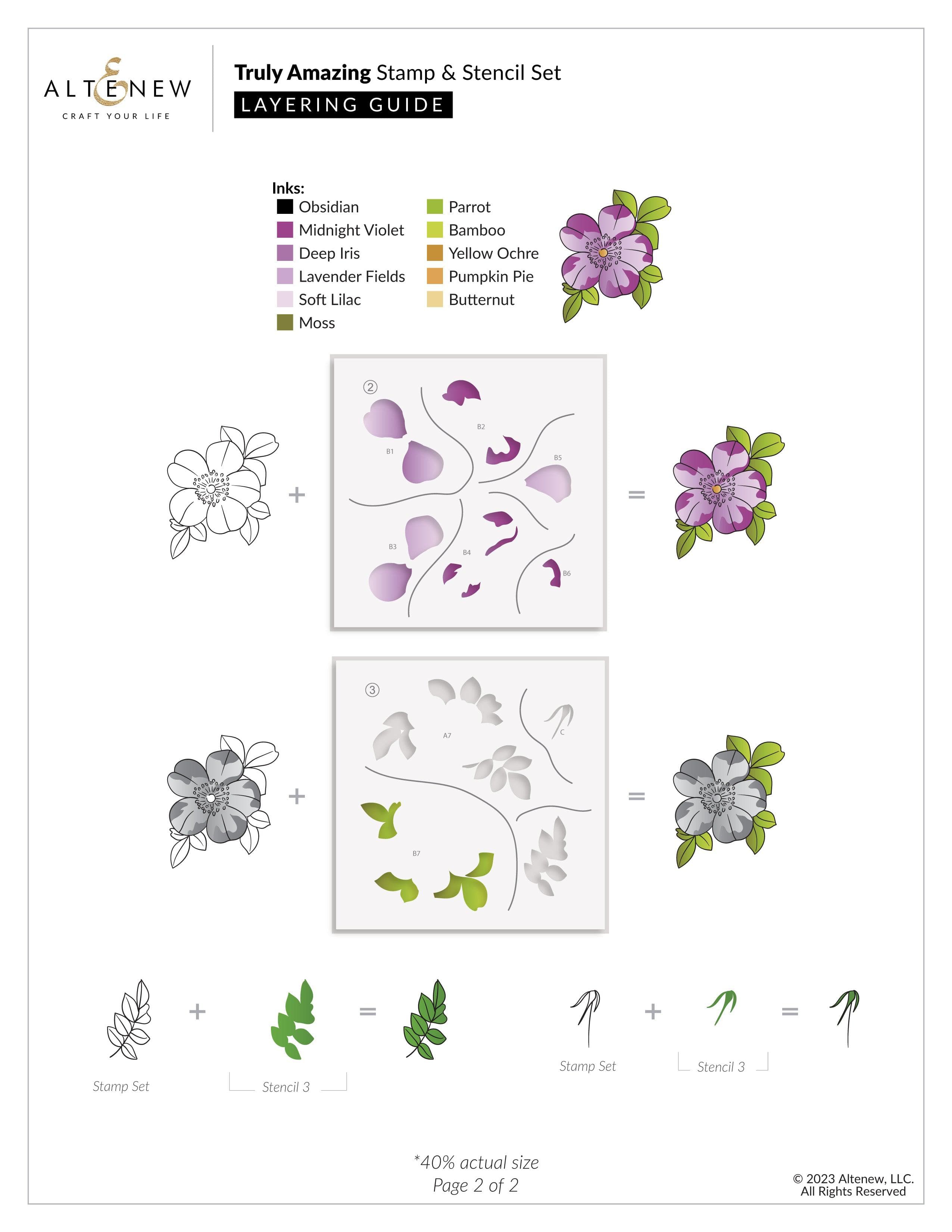 altenew-stencils-truly-amazing-complete-bundle-stempel-schablone-stanze image 4
