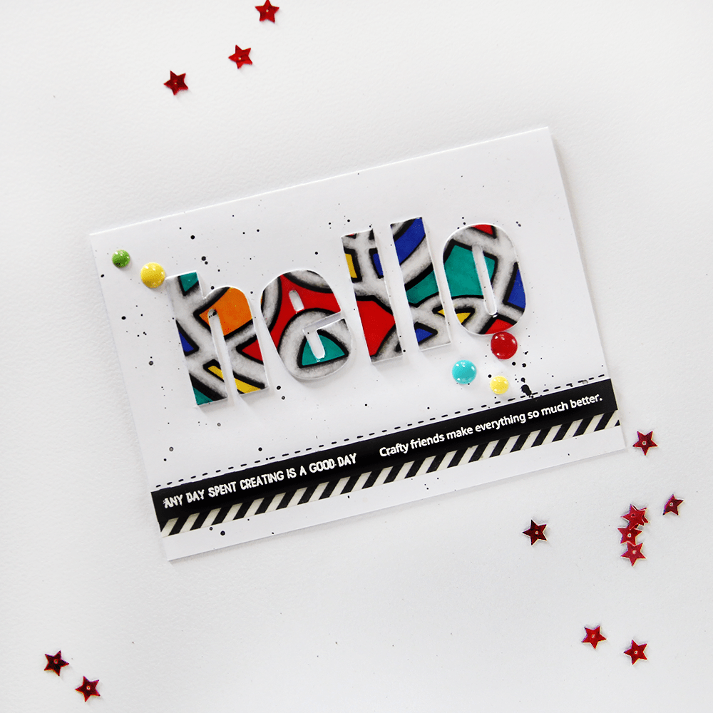 altenew-graffiti-scribble-schablone-15x15-cm-hintergrund image 3