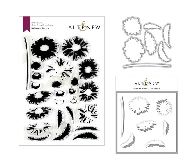altenew-beloved-daisy-stempel-stanzen-schablonen-bundle-margerite image 1