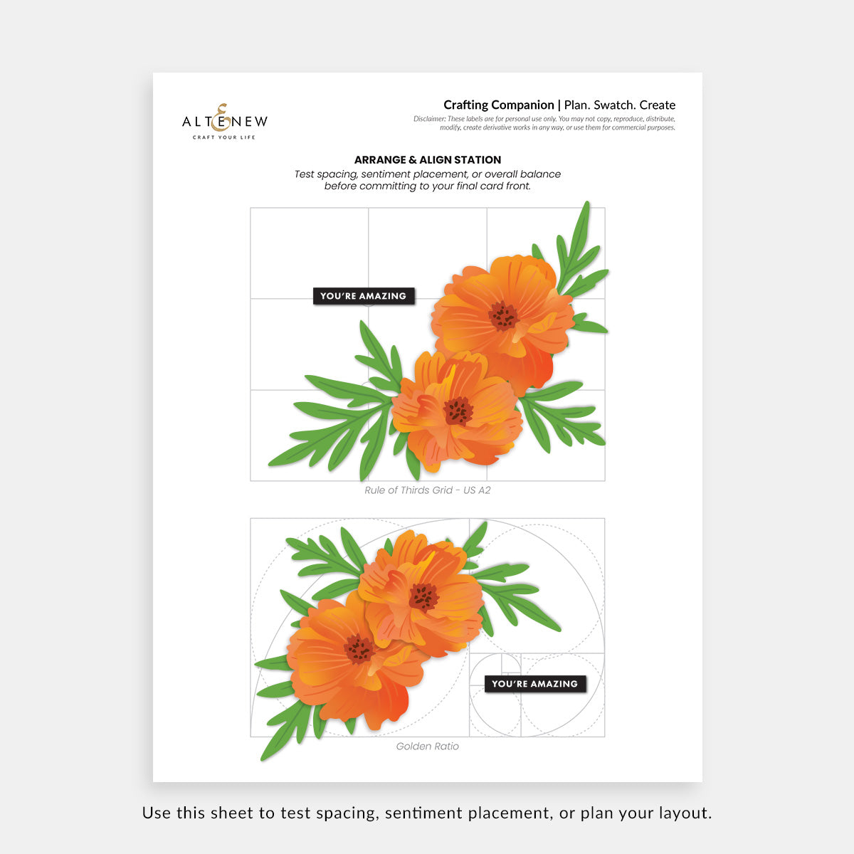 altenew-coloring-printable-karten-planer-farbmuster-2-seiten image 3