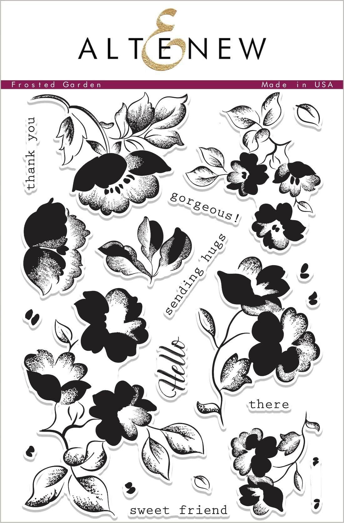 altenew-frosted-garden-stempelset-6x8-inch-20-blumen-stempel image 1