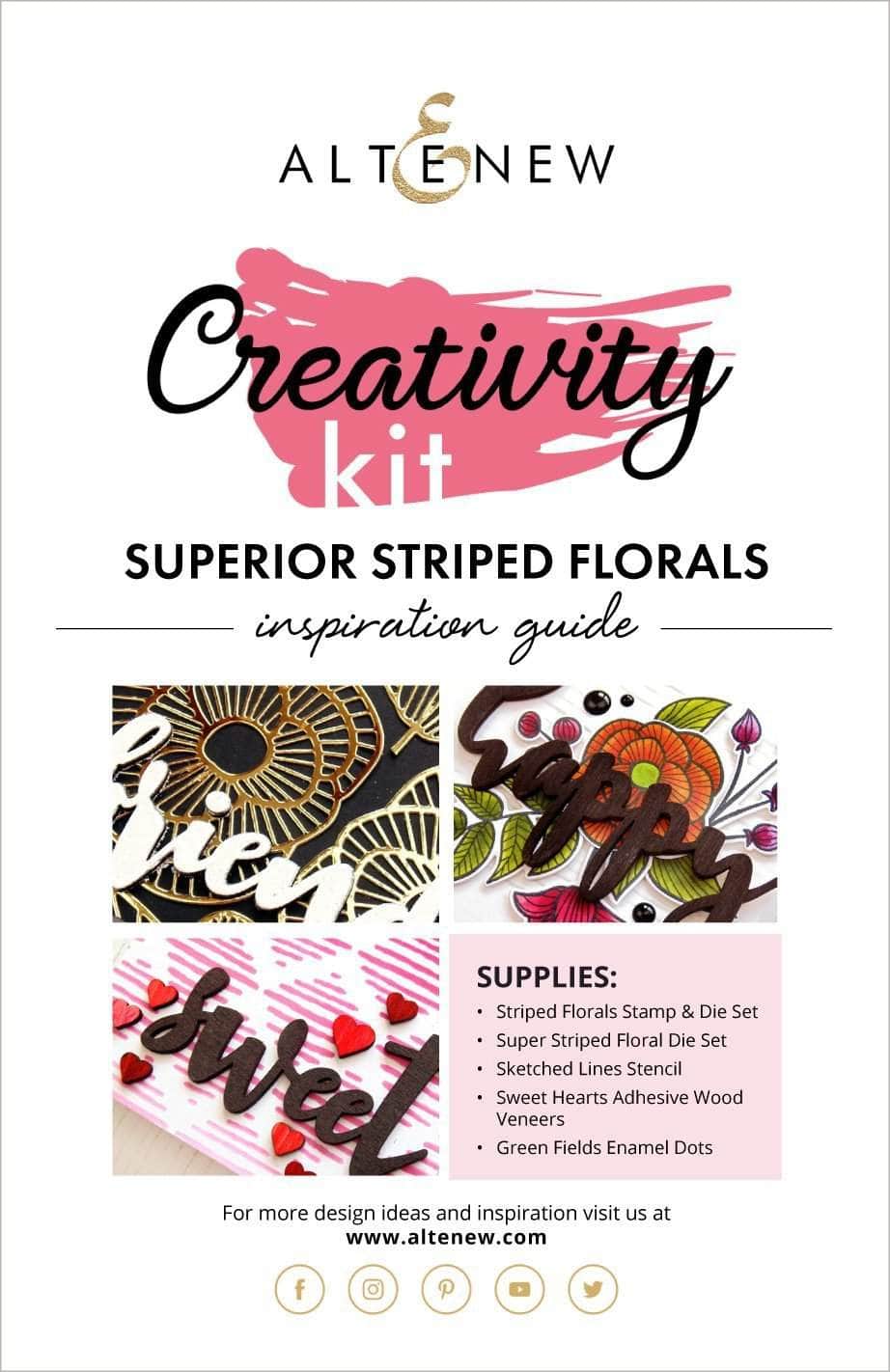 altenew-superior-striped-florals-anleitungsheft-4-seiten image 1