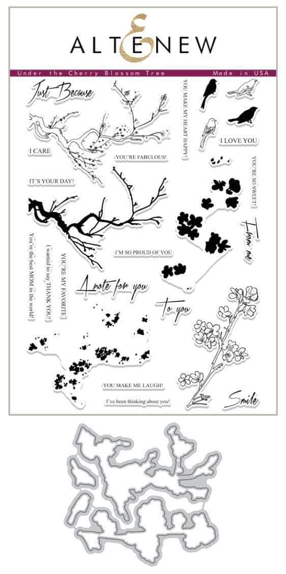 altenew-under-the-cherry-blossom-stempel-stanzen-set image 1