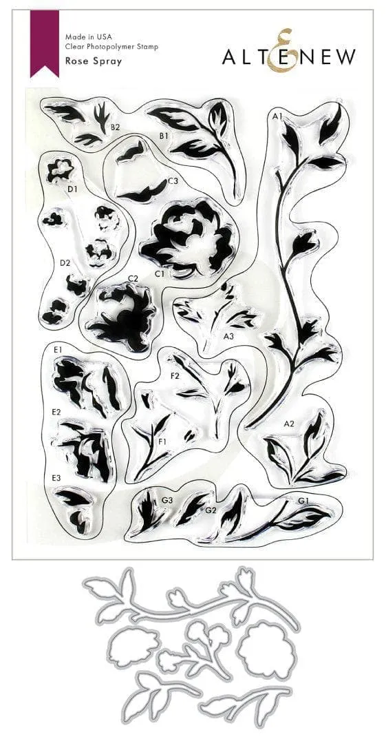 altenew-rose-spray-stempelset-clear-rosen-komplett-bundle image 1