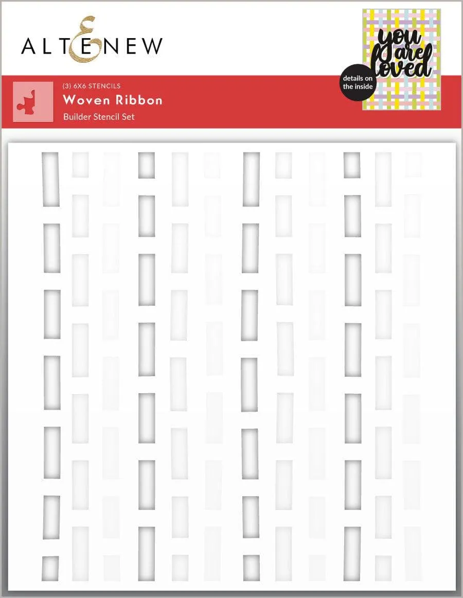 altenew-woven-ribbon-builder-stencil-set-3-in-1-hintergrund-6x6 image 1
