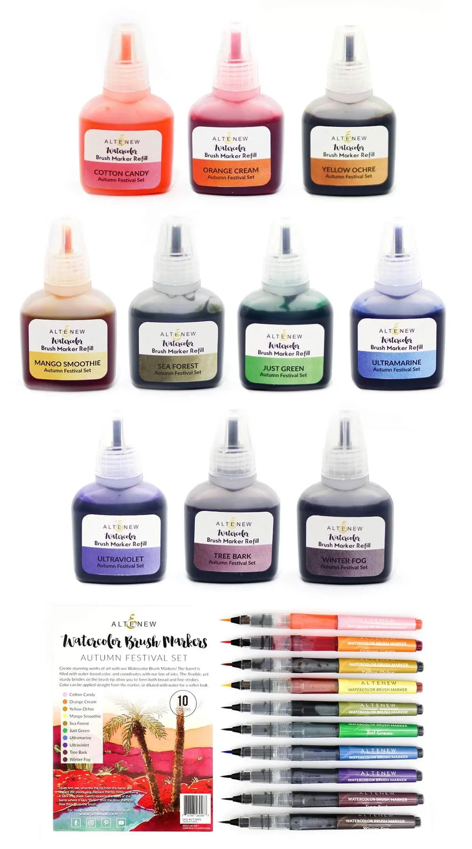 altenew-autumn-festival-aquarell-marker-refill-bundle image 1
