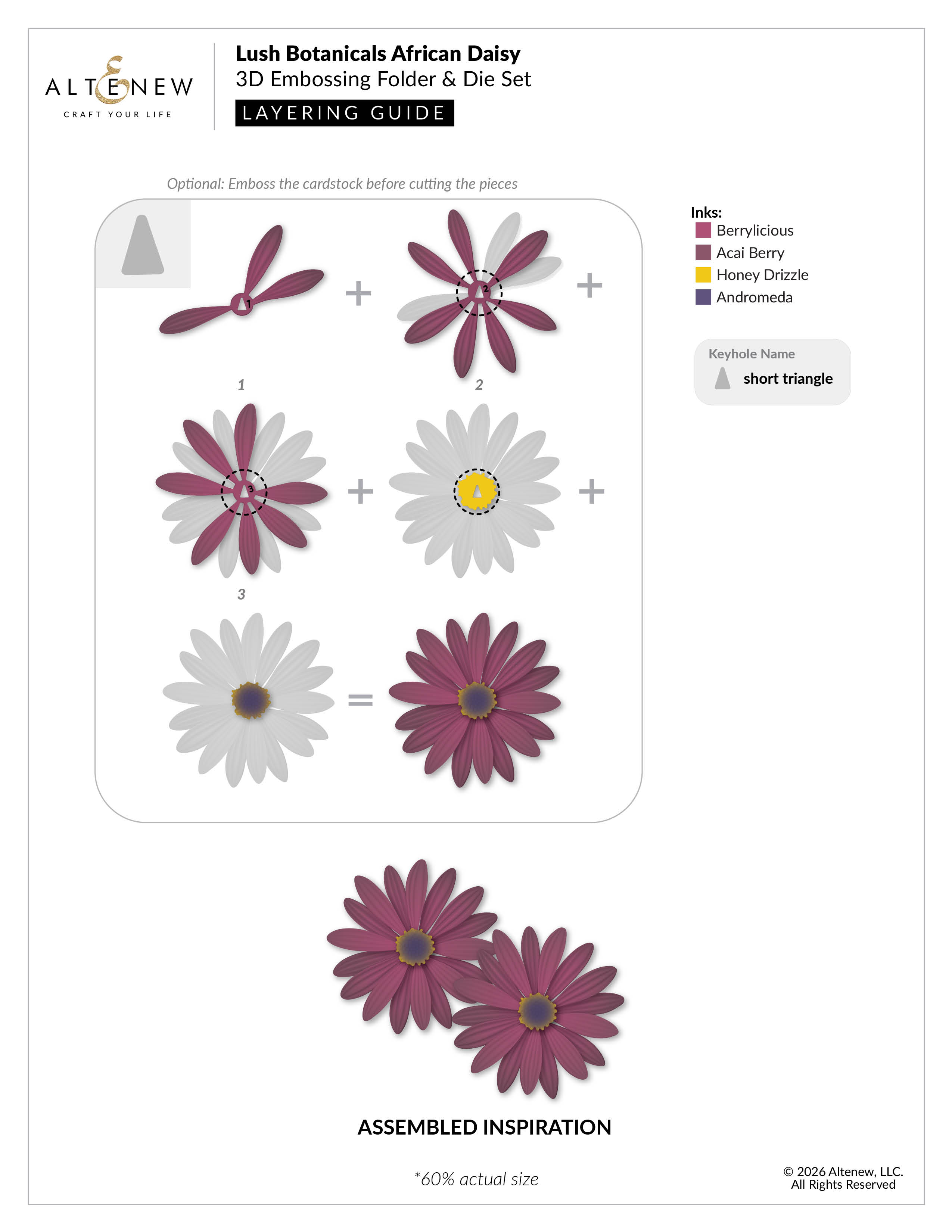 altenew-lush-botanicals-african-daisy-pr-gefolder-stanzen image 3