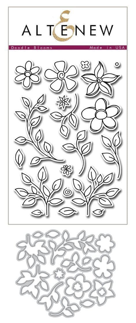 altenew-doodle-blooms-stempel-stanzen-komplett-set-blumen image 1