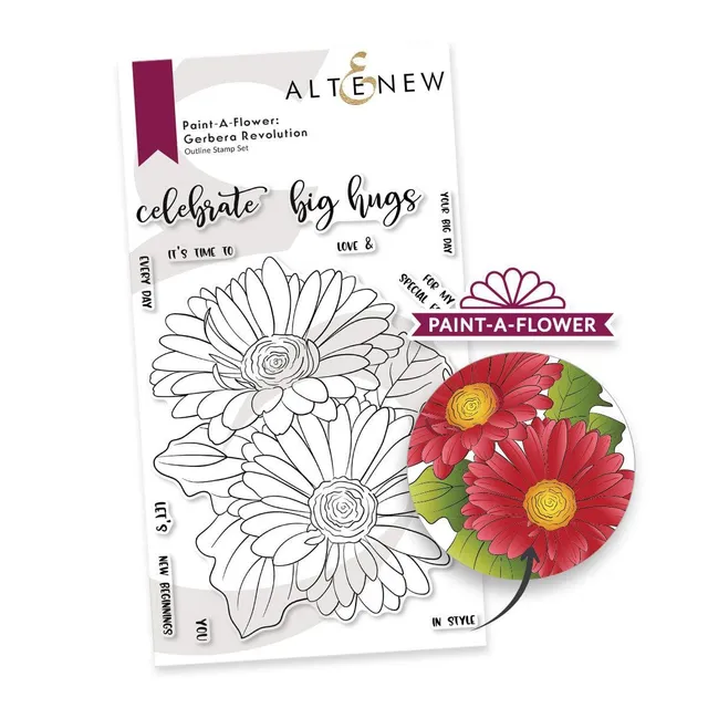 altenew-paint-a-flower-gerbera-revolution-outline-stempelset image 1
