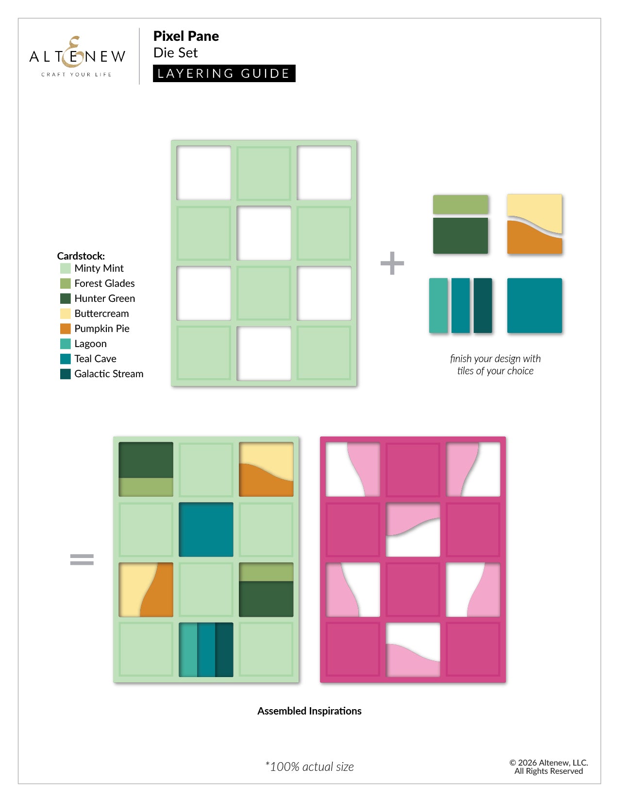 altenew-pixel-pane-die-set-stanzen-hintergrund-raster image 3