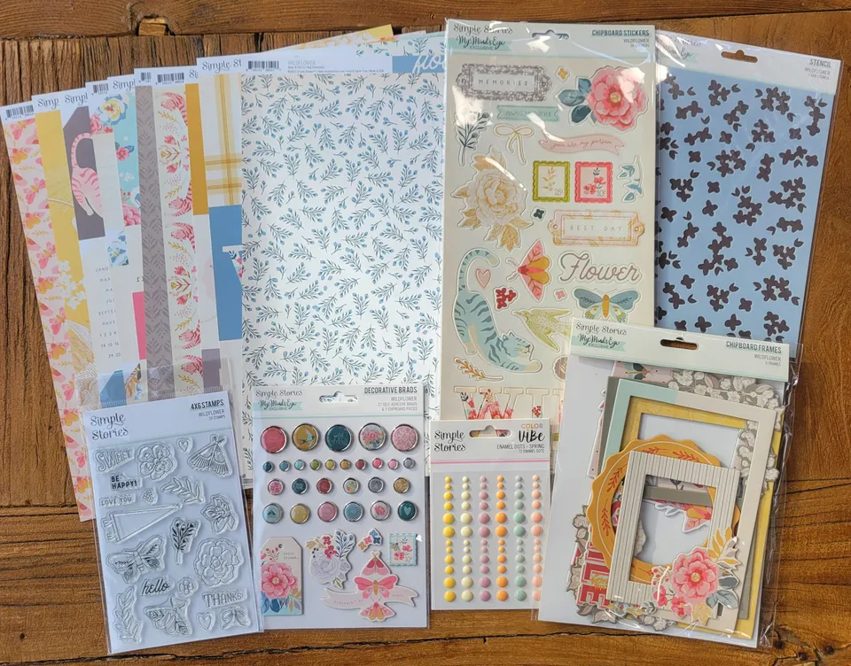 simple-stories-wildflower-bundle-12x12-papier-set-blumen image 1