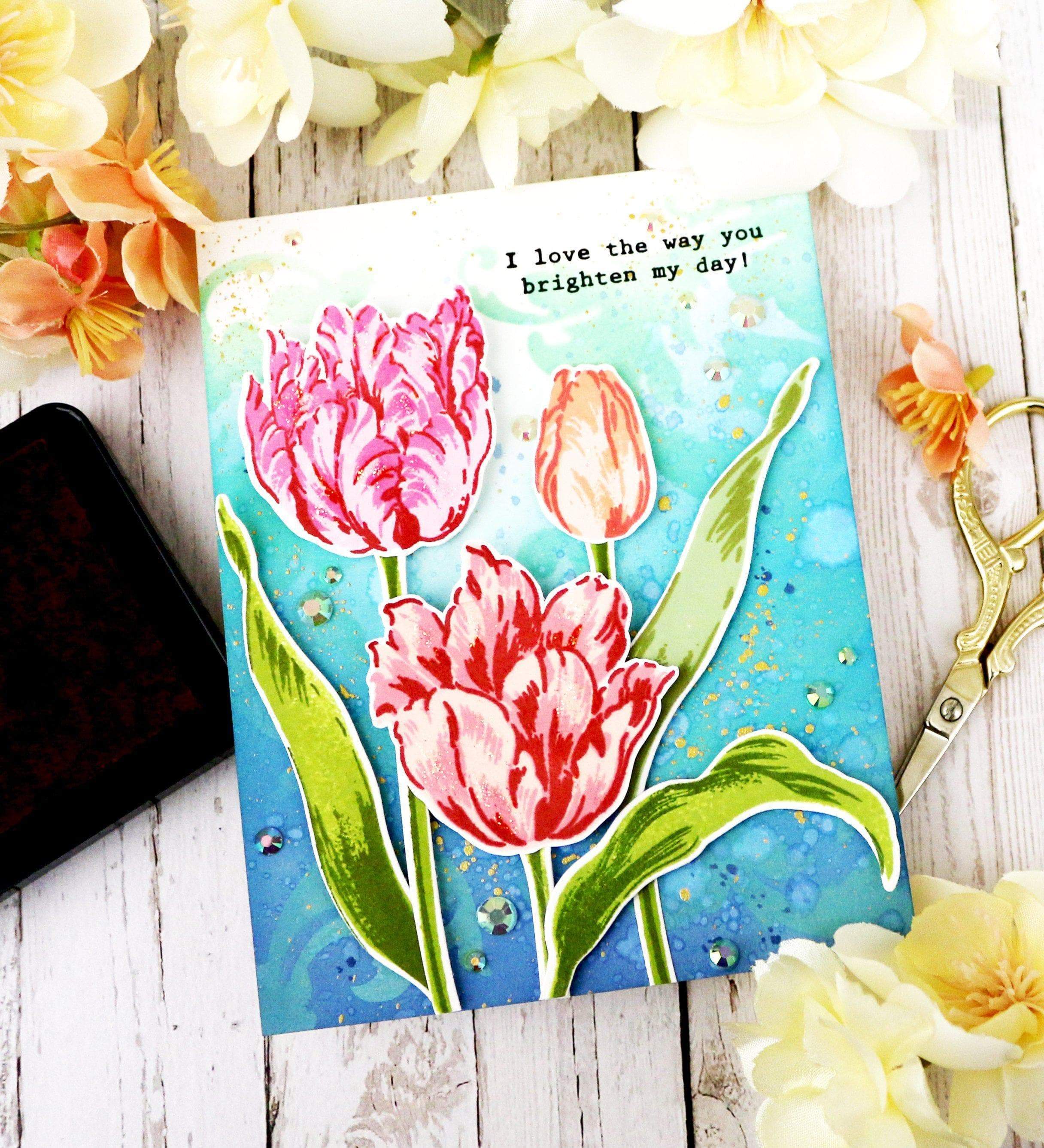 altenew-exotic-tulips-mask-stencil-tulpen-schablone image 5