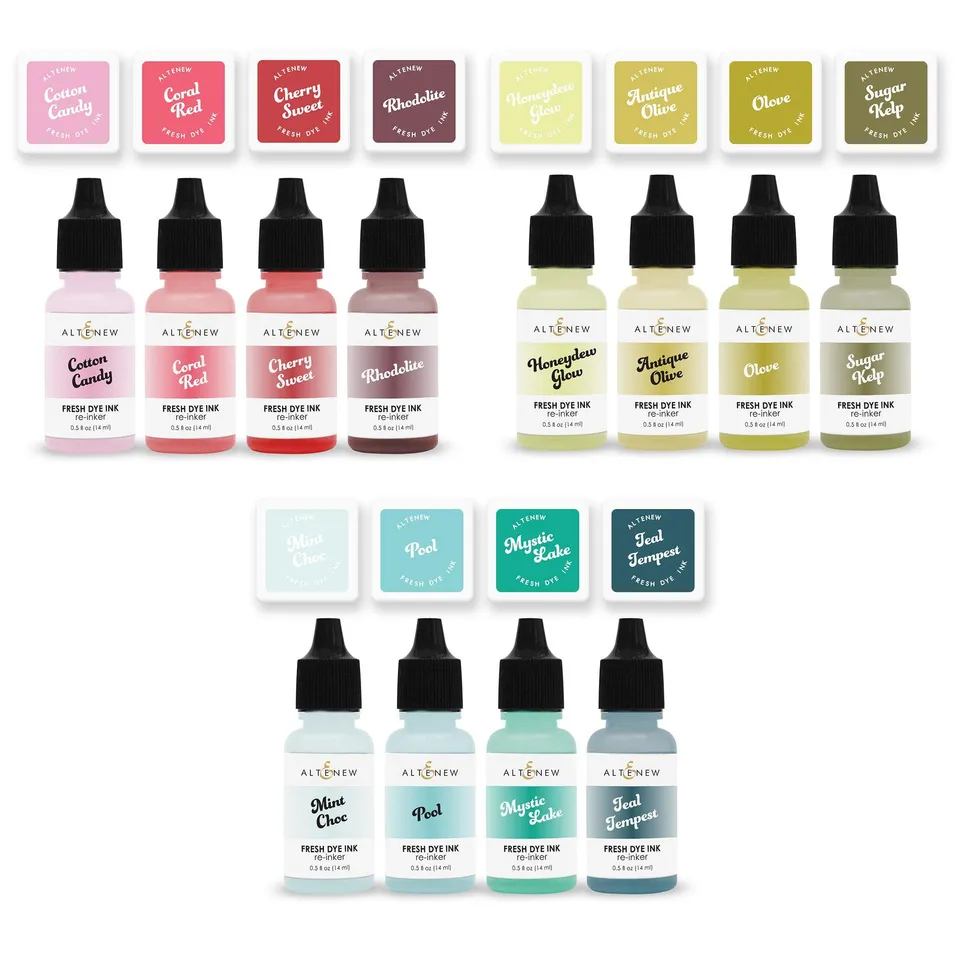 altenew-tropical-tones-fresh-dye-ink-12-minis-refills image 1
